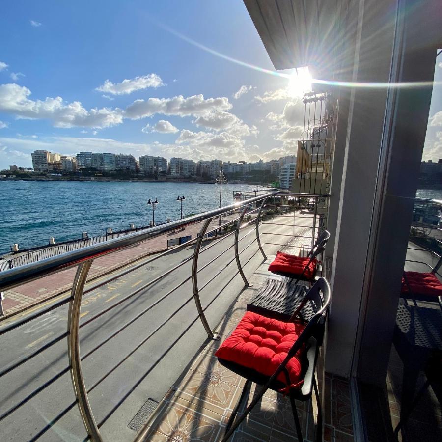 Saint Julian's F2 - Lovely Two Bedrooms Flat Sea View, St Julians מראה חיצוני תמונה